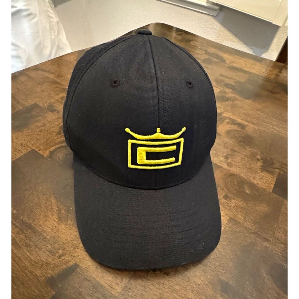 Cobra Tour Exclusive Speedback 110 Adjustable Golf Hat Cap Black/Yellow One Size